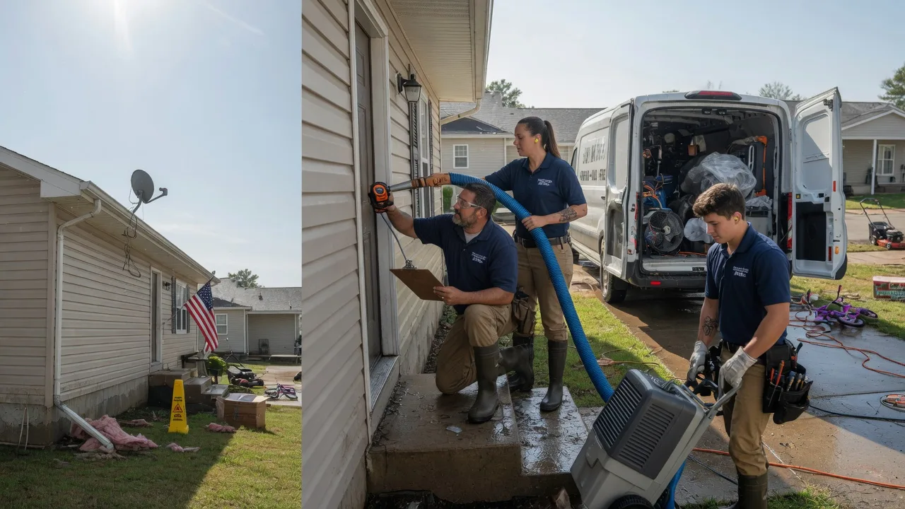 Ceiling Water Damage Restoration in Worthington, OH near me